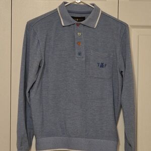 UNISEX Teddy Fresh Blue Polo with Multicolor Buttons